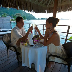 Отель InterContinental Resort and Spa Moorea 4* Бунгало с различными типами кроватей фото 2