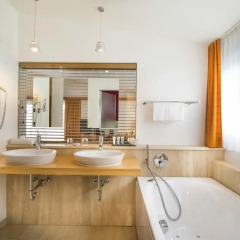 Отель Beauty & Wellness Resort Garberhof Маллес-Веноста ванная