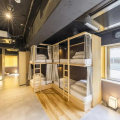 EAST57 ASAKUSABASHI - Hostel Кровать в общем номере с двухъярусной кроватью фото 4