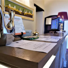 Отель Relais Castelbigozzi Строве в номере