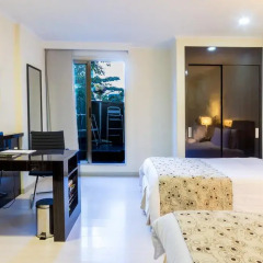 Porton Medellin Hotel 4* Номер категории Эконом с двуспальной кроватью фото 3