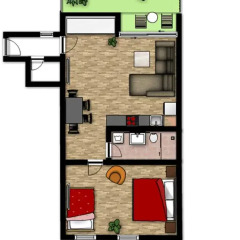 Отель Apartmán Livingstone Roudna Пльзень питание