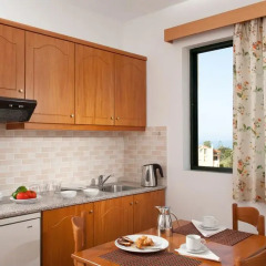 Отель Asterias Village Resort Апартаменты с различными типами кроватей фото 11