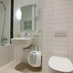 Гостиница Home Hotel Apartments on Zoloti Vorota Украина, Киев - отзывы, цены и фото номеров - забронировать гостиницу Home Hotel Apartments on Zoloti Vorota онлайн ванная