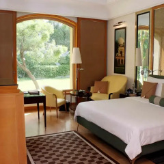 Отель Trident, Gurgaon 5* Номер Делюкс с двуспальной кроватью фото 4