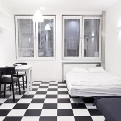 Апартаменты Goodnight Warsaw Apartments Wilcza 26a Студия с различными типами кроватей фото 8