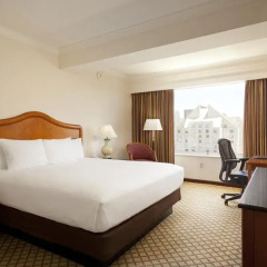 Отель Hilton San Francisco Union Square 4* Стандартный номер с двуспальной кроватью фото 11