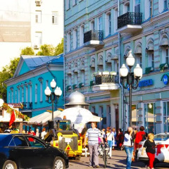 Capsule Hostel In Moscow городской автобус