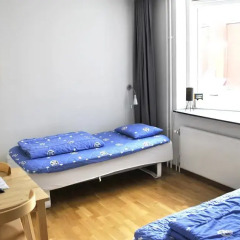 Livin' Hotel And Youth Hostel Кровать в общем номере фото 4
