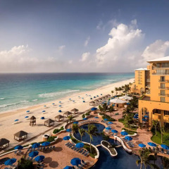 Отель The Ritz-Carlton Cancun 5* Стандартный номер с различными типами кроватей фото 9