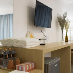 Отель PJ Inn Pattaya 3* Семейная студия с двуспальной кроватью фото 6