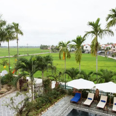 Отель Hoi An Golden Rice Villa 2* Улучшенный номер с различными типами кроватей фото 6