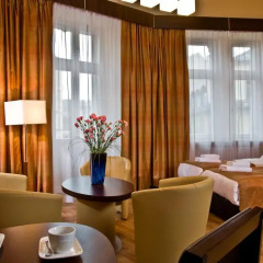 Отель Spatz Aparthotel 3* Стандартный номер с различными типами кроватей фото 5