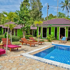 Отель Angel Green Garden Bungalows Самуи бассейн
