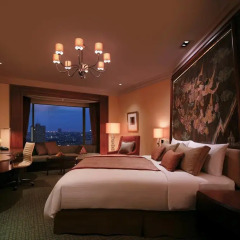 Отель Shangri-la Bangkok 5* Улучшенный номер с различными типами кроватей фото 16