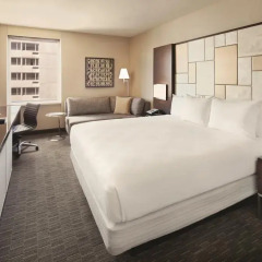 Отель Hilton San Francisco Union Square 4* Стандартный номер с двуспальной кроватью фото 9
