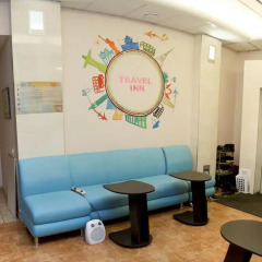Гостиница Travel Inn Aviamotornaya 2* Кровать в общем номере с двухъярусной кроватью фото 15