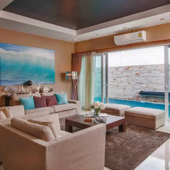 Отель The Ville Jomtien Pool Villa 4* Вилла с различными типами кроватей фото 14