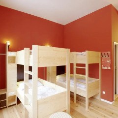 The Cat's Pajamas Hostel Кровать в общем номере с двухъярусной кроватью