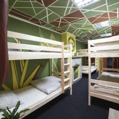 Art Hostel Contrast Кровать в мужском общем номере с двухъярусной кроватью фото 4