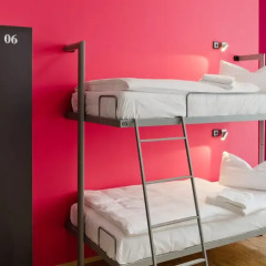 Five Elements Hostel Leipzig Стандартный номер с различными типами кроватей фото 7