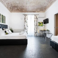 Отель B&B White Люкс разные типы кроватей фото 9