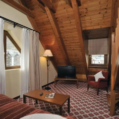 Отель Tryp Vielha Baqueira Улучшенный номер разные типы кроватей фото 8