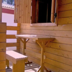 Отель Bungalows Rafting Benamejí Бунгало с различными типами кроватей фото 19