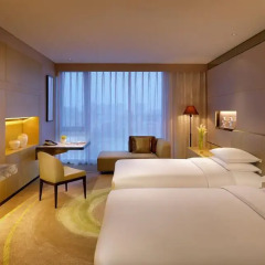 Отель Hyatt Regency Tianjin East 4* Стандартный номер с различными типами кроватей фото 3
