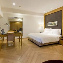 Отель Somerset Riverview Chengdu 4* Студия Делюкс с различными типами кроватей фото 8