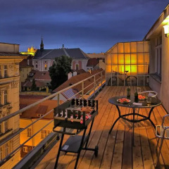 Отель Vorsilska Чехия, Прага - отзывы, цены и фото номеров - забронировать отель Vorsilska онлайн балкон