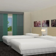 Отель DoubleTree by Hilton New York Times Square West 4* Стандартный номер с различными типами кроватей фото 7