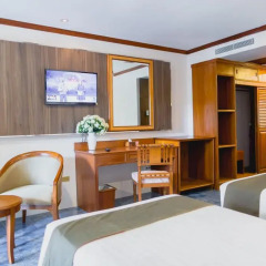 Отель Thanthip Beach Resort 3* Улучшенный номер с различными типами кроватей фото 4