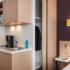 Отель Aparthotel Adagio access Paris Clichy 3* Студия с различными типами кроватей фото 5