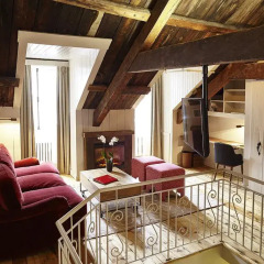 Отель Auberge Saint-Antoine Люкс с различными типами кроватей фото 12