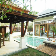 Отель Melati Beach Resort & Spa 5* Вилла с различными типами кроватей фото 20
