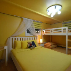 Отель Han River Guesthouse 2* Семейная студия с двуспальной кроватью фото 24