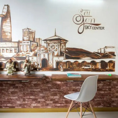 Sky Center Hostel Кровать в общем номере с двухъярусной кроватью фото 13