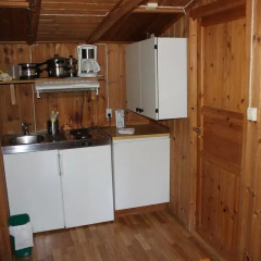 Отель Skysstasjonen Cottages в номере