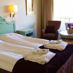 Отель Hotell Refsnes Gods 4* Улучшенный номер с различными типами кроватей фото 5