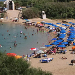 Отель Trident Beach Apartment Кипр, Протарас - отзывы, цены и фото номеров - забронировать отель Trident Beach Apartment онлайн пляж