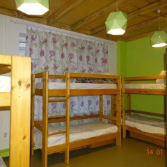 Hostel Vesna Кровать в женском общем номере двухъярусные кровати фото 6