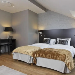 Saga Hotel Oslo 4* Улучшенный номер с двуспальной кроватью фото 10