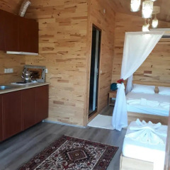 Отель Cirali Flora Pension 3* Стандартный семейный номер с двуспальной кроватью фото 8
