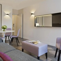 Отель Citadines Trocadéro Paris 3* Улучшенные апартаменты с различными типами кроватей фото 3