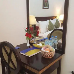 Отель Al Hayat Hotel Apartments ОАЭ, Шарджа - отзывы, цены и фото номеров - забронировать отель Al Hayat Hotel Apartments онлайн удобства в номере фото 2