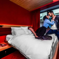 Отель Hôtel Yooma Urban Lodge 3* Стандартный номер с двуспальной кроватью