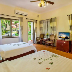 Отель Agribank Hoi An Beach Resort 3* Улучшенный номер с 2 отдельными кроватями фото 8