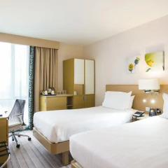 Отель Hilton Garden Inn Glasgow City Centre Великобритания, Глазго - отзывы, цены и фото номеров - забронировать отель Hilton Garden Inn Glasgow City Centre онлайн комната для гостей фото 6