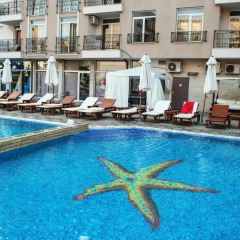 Отель Aparthotel Dawn Park Болгария, Солнечный берег - отзывы, цены и фото номеров - забронировать отель Aparthotel Dawn Park онлайн бассейн фото 2